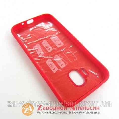 Samsung J2 J250 2018 чехол Silicone cover red Одесса