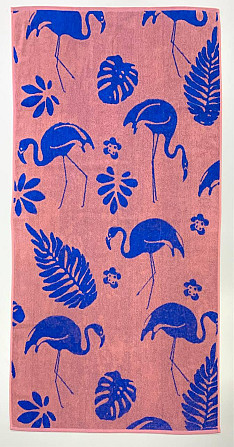 Дитячий рушник Ideal Textile Фламінго рожевий 70х140 см (56860797) Чернівці - фото 1