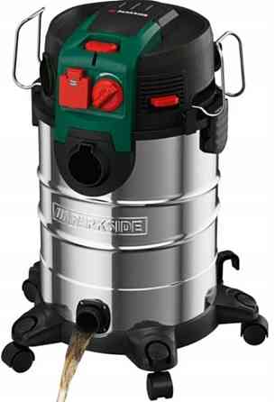 Промисловий пилосос із розеткою: Parkside PWD 30 B1 1500 Вт. Київ