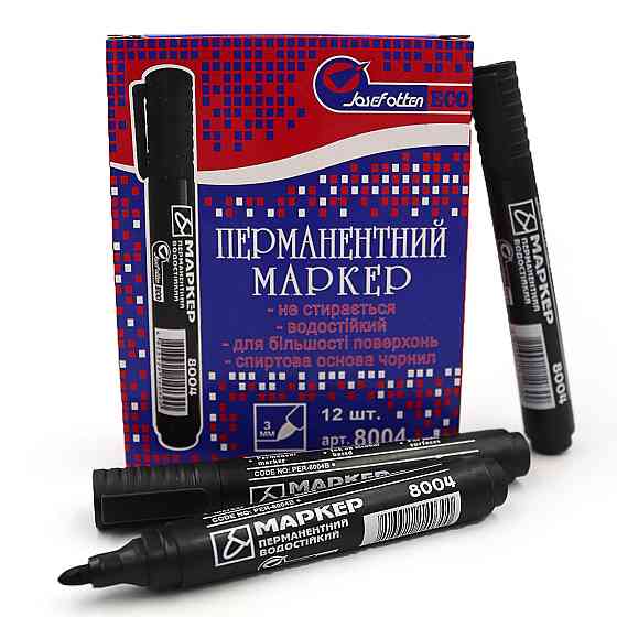 Маркер перманентный черный  