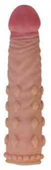 Насадка на член - Pleasure X-Tender Penis Sleeve Add 2" Flesh Sex Aura Київ
