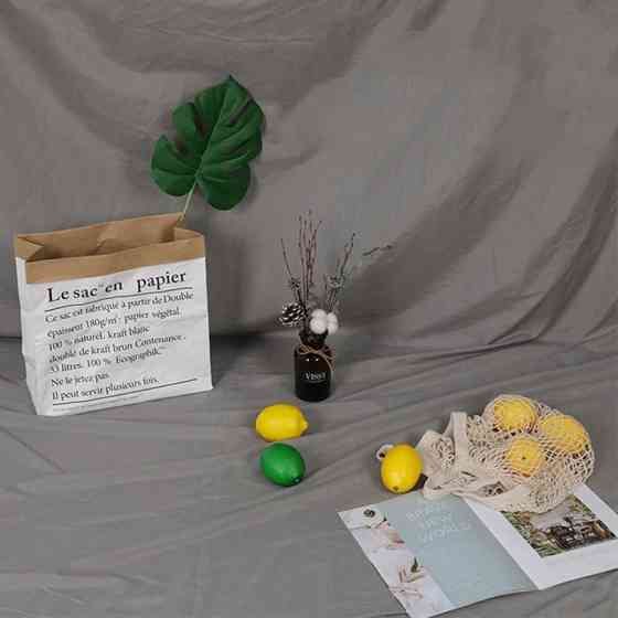 Фотофон тканинний безшовний штора 3 x 2.4м сірий Puluz TBD0590354104F Київ