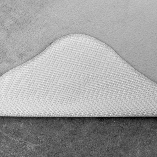 Килимок для підлоги з еко-хутра ТМ Dariana Moonbeam 60*90 см світло-сірий Житомир - фото 7