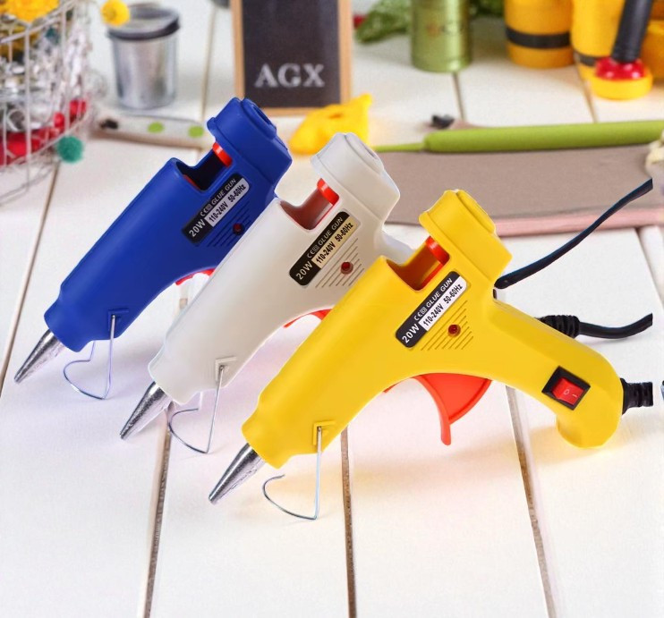 Клеевой пистолет Wild Wolf YL-20W под тонкие 7мм Белый, Розовый, Синий, Жёлтый Днепр - изображение 2