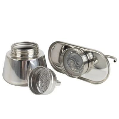 Кофеварка кемпинговая Bo-Camp Stainless Steel 2-cups Silver (2200545) Винница - изображение 6