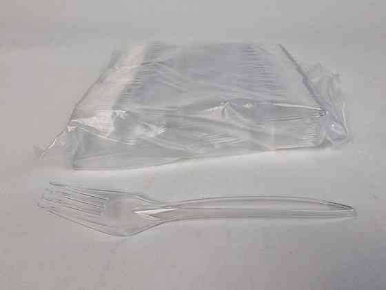 Вилка прозора 180 мм Преміум 100 штук Харків