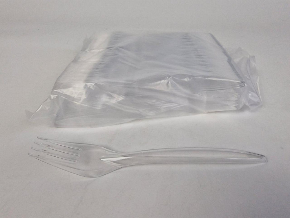 Вилка прозора 180 мм Преміум 100 штук Харків - фото 1