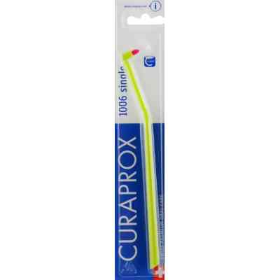 Зубна щітка Curaprox CS 1006 Single &amp; Sulcular 6 мм Монопучкова Салатова (CS 1006-04) Вінниця