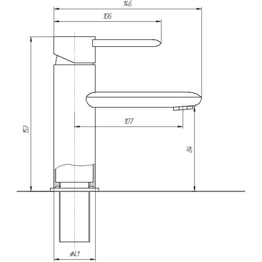 Смеситель для умывальника TOPAZ CORSICA TC 16221-H48 (000016704) Киев - изображение 8