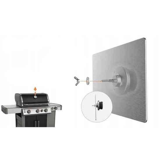 Цифровий Bluetooth термометр в кришку гриля с 2-ма щупами GRILLI 555501 Код: 011933 Ровно