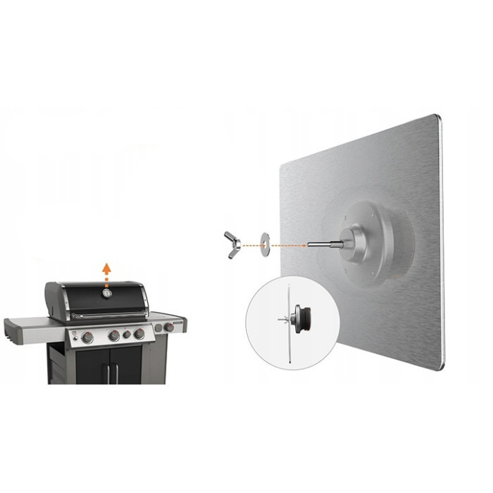 Цифровий Bluetooth термометр в кришку гриля с 2-ма щупами GRILLI 555501 Код: 011933 Ровно - изображение 6