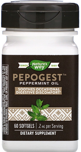 Масло м'яти Nature's Way Peppermint Oil 60 капсул Київ - фото 1