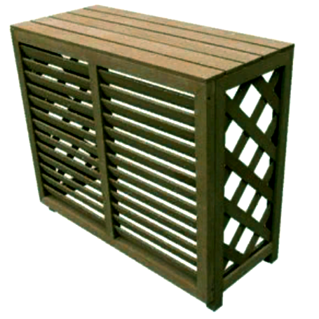 Камуфляжная тумба кондиционера 