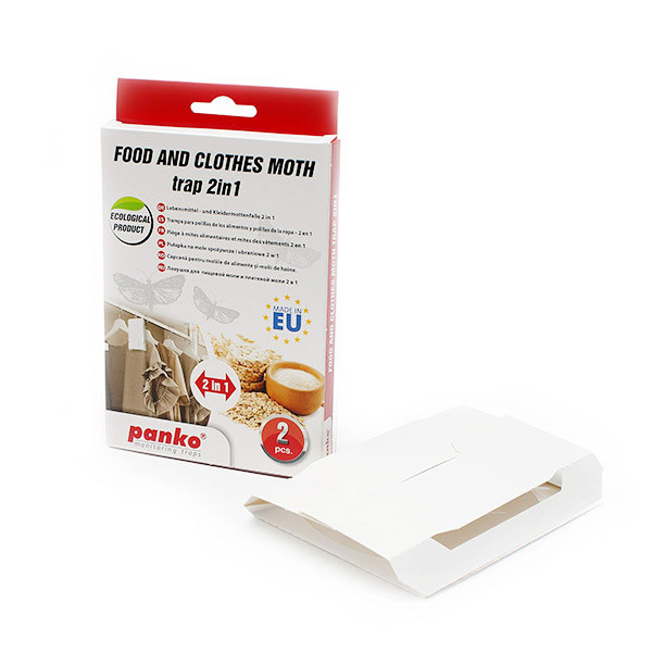 Пастка 2 в 1 для молі харчової та платтяної Panko, 2 шт Дніпро - фото 1