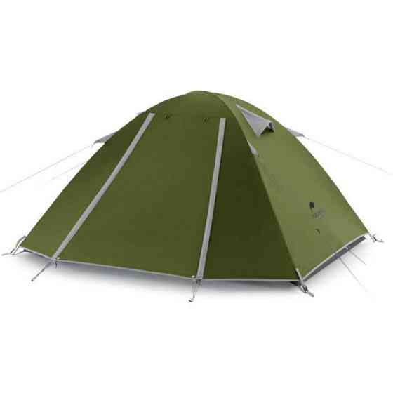Намет двомісний Naturehike P-Series NH18Z022-P, 210T/65D, темний хакі Київ