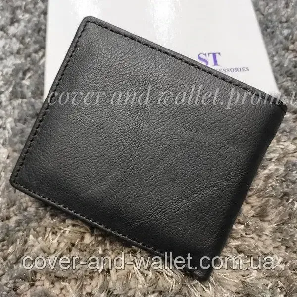 Чоловічий шкіряний гаманець на магнітах без застібки ST 4 Київ - фото 3