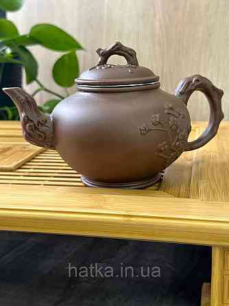 Чайник заварювальний ісинська глина 700 мл "Мальва" світлий Т2570 Київ