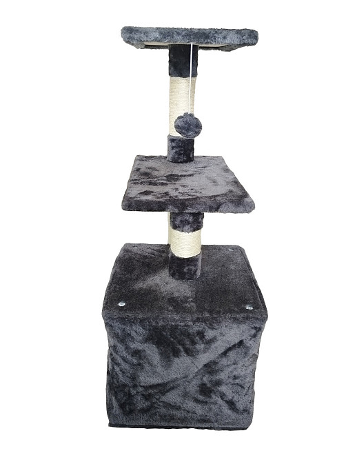 Ігровий комплекс для кішок Avko CatTree 1053 Grey кігтеточка, будиночок, дряпка Київ - фото 3