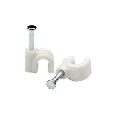 Скоба Atcom для крепления кабеля 5мм 100шт (15255) Винница - изображение 1