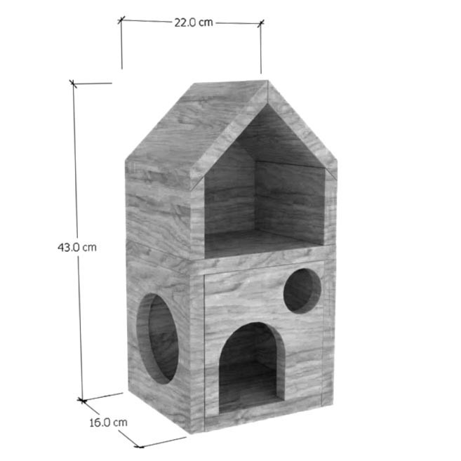 Домик для шиншиллы 