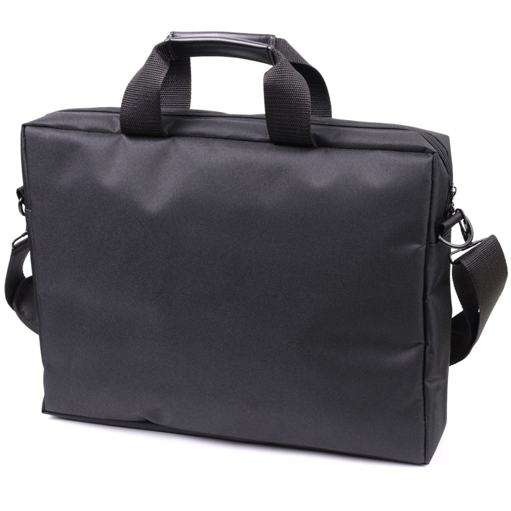 Практичная деловая сумка из качественного полиэстера Черный (FABRA) Киев - изображение 14