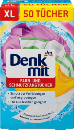 Denk mit серветки для усунення барвників і бруду 50шт Німеччина Львів - фото 1