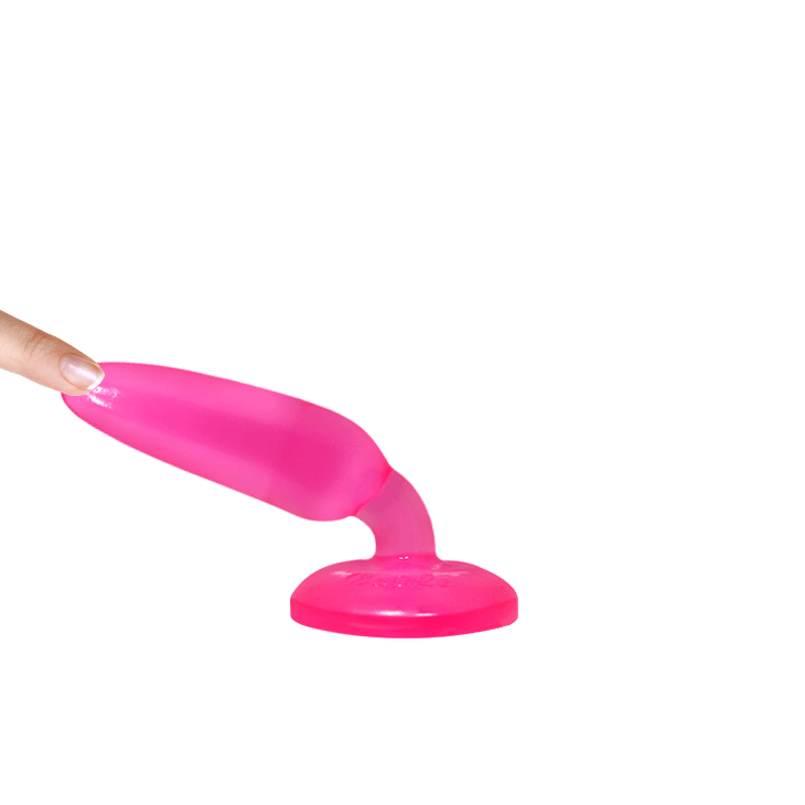 Анальна пробка на присосці BAILE Butt Plug, рожева, 14×3.5 см Sex Aura Київ - фото 8