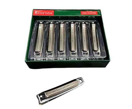 Кусачки для нігтів Kcorona 8001GT-4 Чорний прямі Дніпро