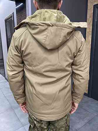 Куртка тактическая WOLFTRAP Softshell, цвет Койот, размер M, зимняя мужская куртка софтшелл для военных Solmir Киев