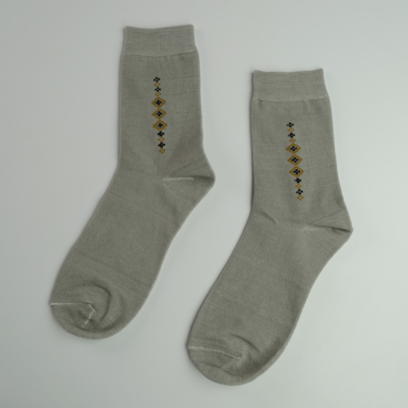 Демісезонні шкарпетки чоловічі класичні GM Textile Високі 41-46 Світло-сірий Суми - фото 1