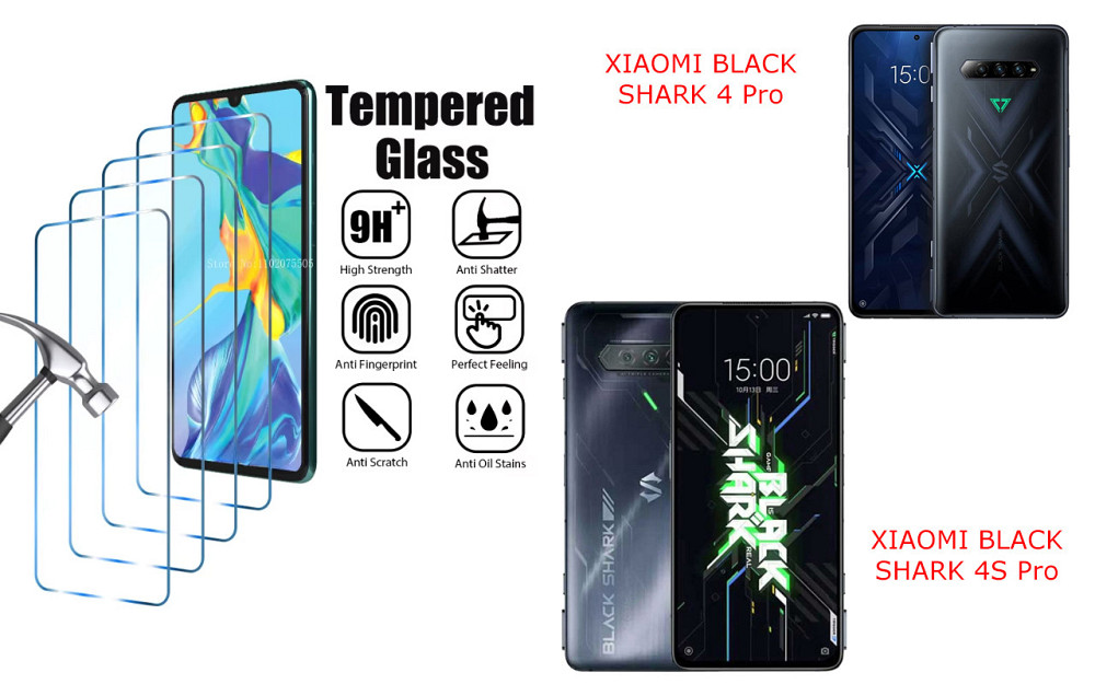 Захисне скло ArmorGlass для XIAOMI BLACK SHARK 4 Pro, 4S Pro – стійке до подряпин та ударів Київ - фото 1