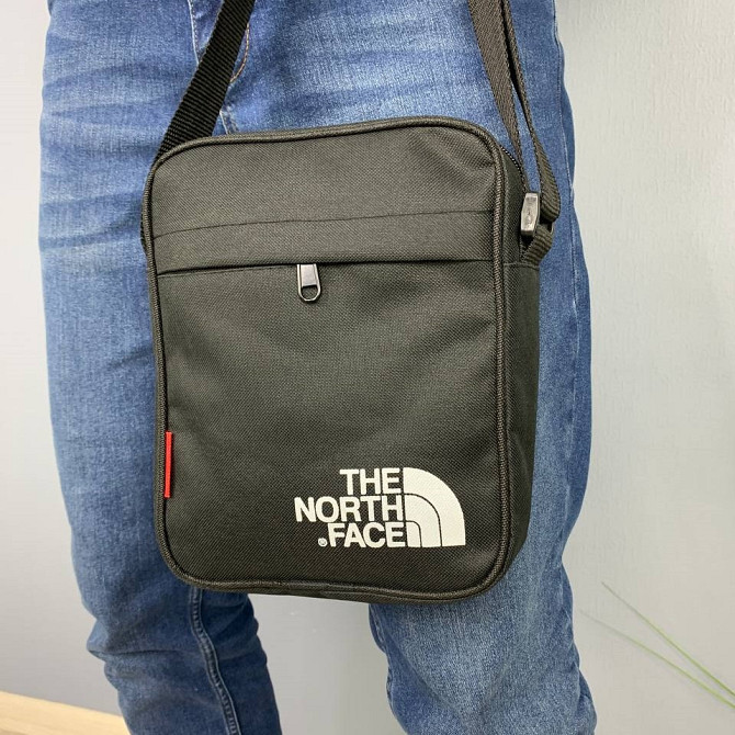 Мужская сумка через плечо The North Face, барсетка вместительная текстильнаяMasterSem Киев - изображение 3