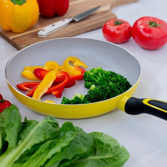 Сковорода антипригарная с высокими бортами, Сковорода для индукционных варочных панелей CN-17 Львов - изображение 2