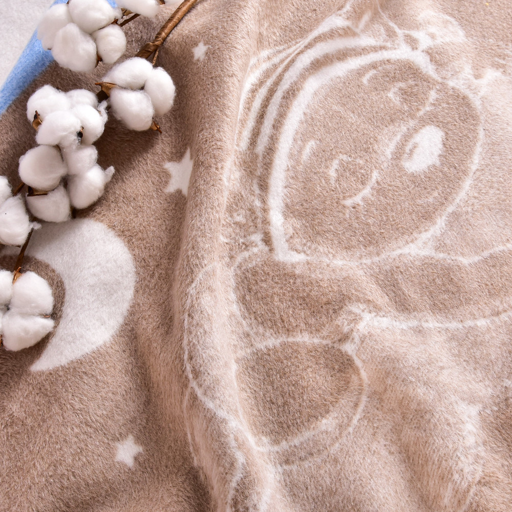 Детский плед-покрывало IDEIA 90х120 см Мишка соня (56860882) Черновцы - изображение 2