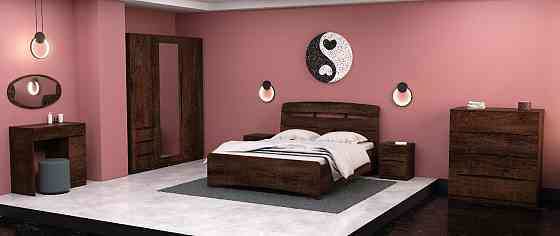 Кровать Дельта двуспальная, Дуб Конкордия, 2132х1450х1070 Львов