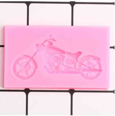 Молд силиконовый Мотоцикл 78 на 41 мм розовый Киев