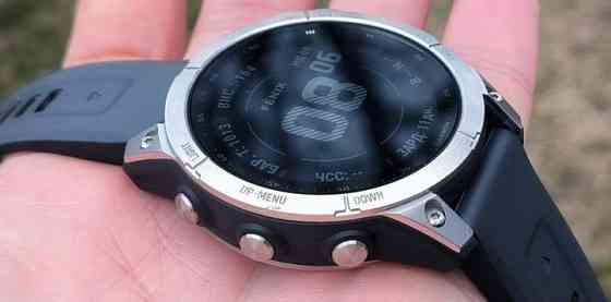 Смарт -Часы Garmin Fenix 7 Silver.Карты, Украинский язык, NFC Киев