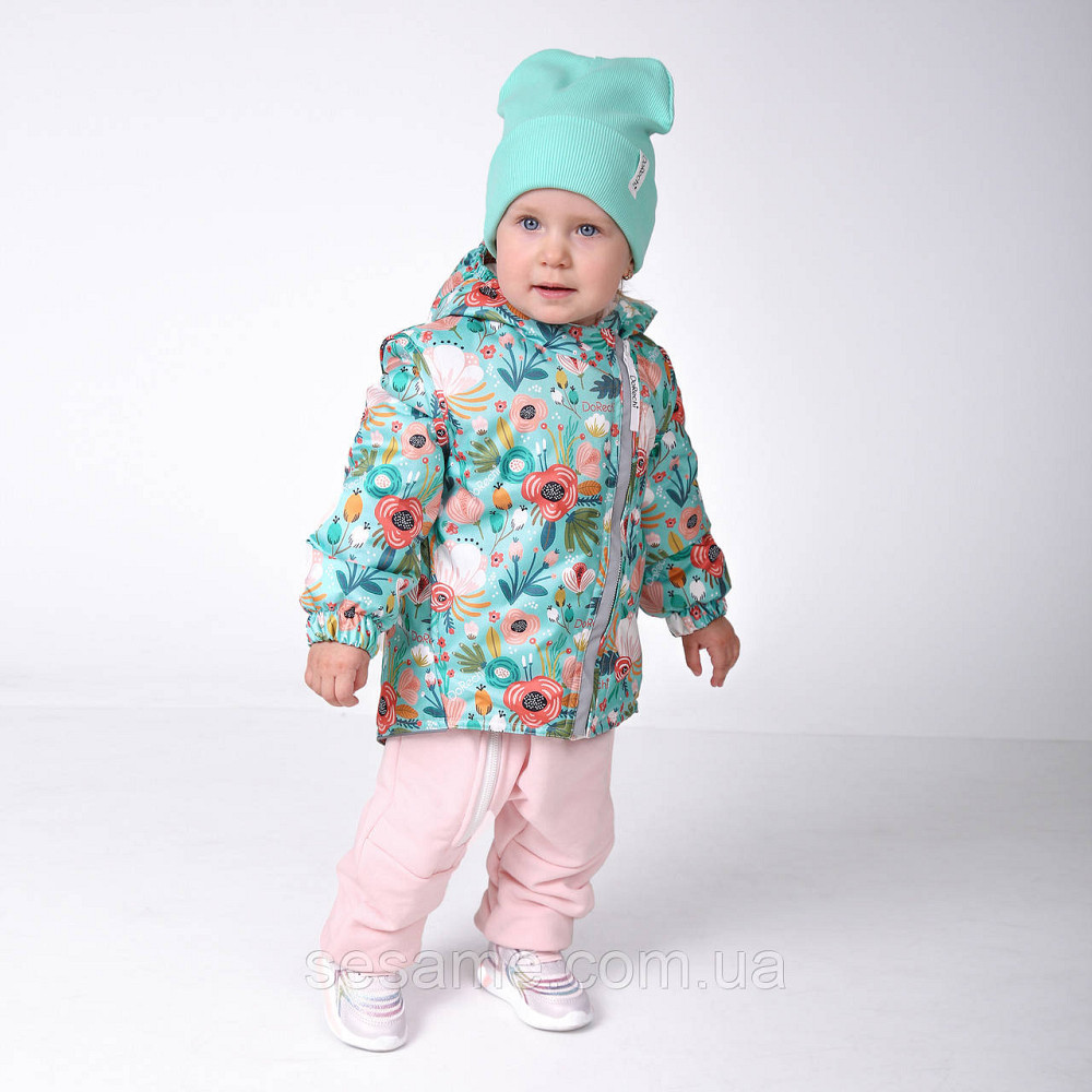 Дитяча Куртка-жилетка 2 в 1 демісезонна Казкові квіти Харків - фото 2