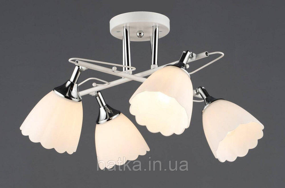 Потолочная люстра B N6684/4 Белый + Хром Киев - изображение 1