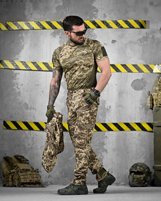 Літній еластичний тактичний костюм fragment 3в1 піксель ДЛ6475 Одеса - фото 5