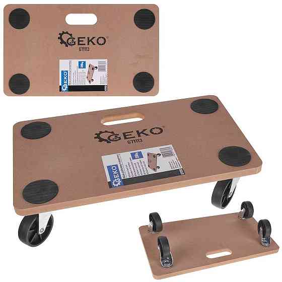 Візок платформний "GeKo" навантаження 200 кг, платформа 49х29см Стрый