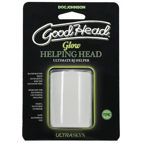 Мастурбатор Doc Johnson GoodHead -  Glow Helping Head Львов