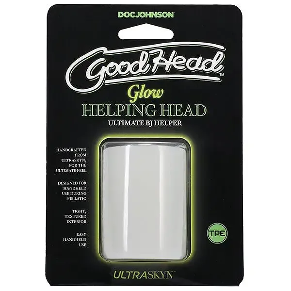 Мастурбатор Doc Johnson GoodHead -  Glow Helping Head Львов - изображение 5