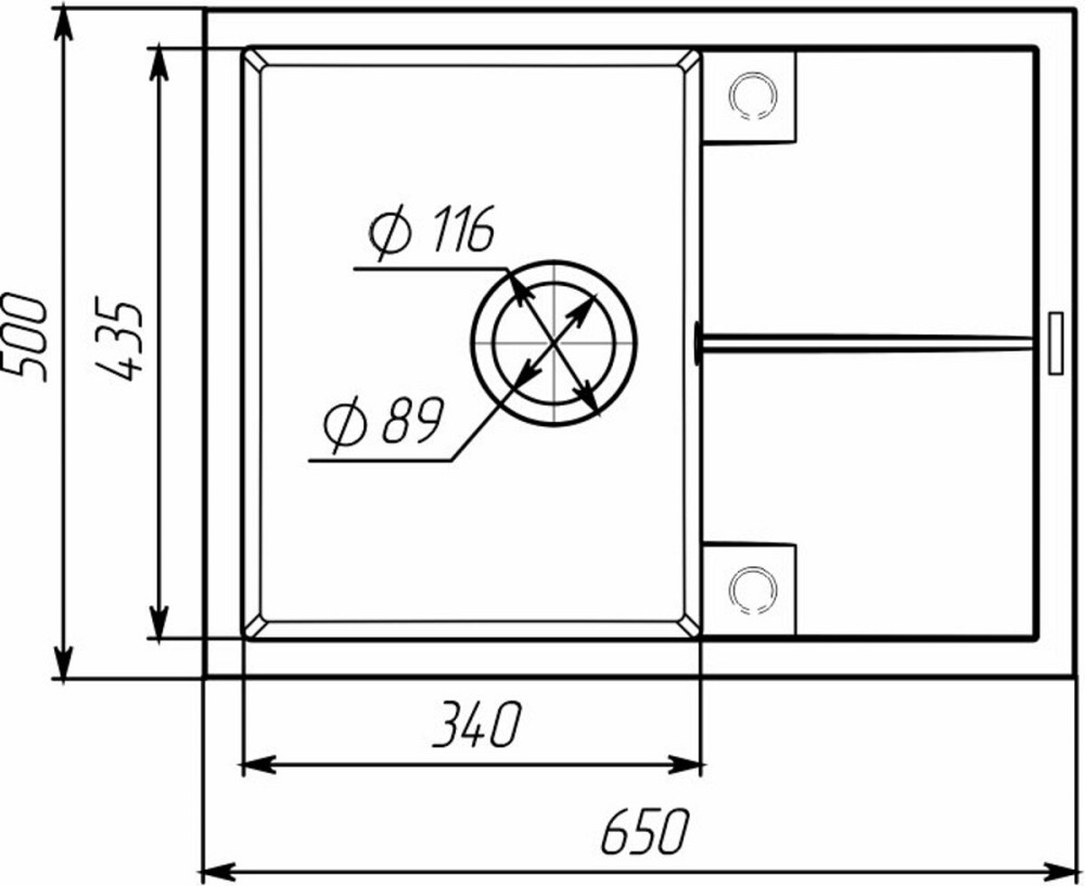 VALESO Кухонна мийка гранітна VALESO 6550 CRIPTA (мікс) Коломыя - изображение 16