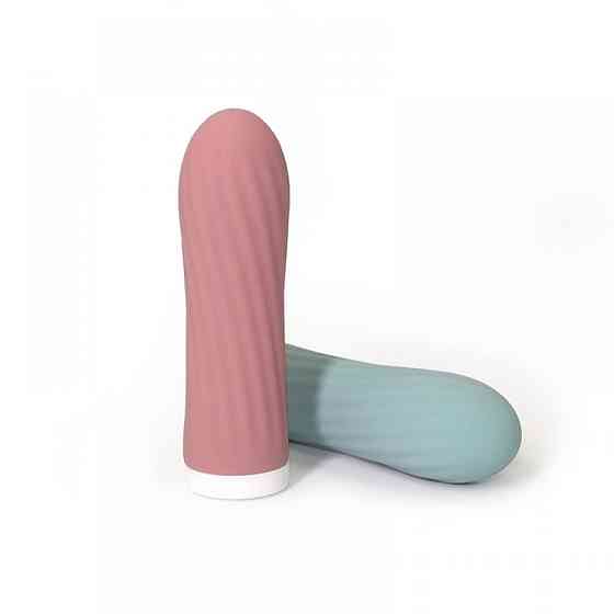Мини-вибратор для клитора рельефный Sweet Em Velvet Lure, 10 режимов вибрации, голубой Sex Aura Киев