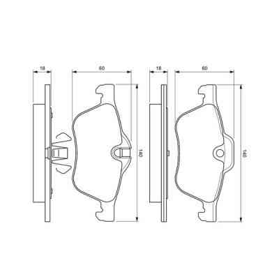Тормозные колодки Bosch 0 986 424 652 Винница