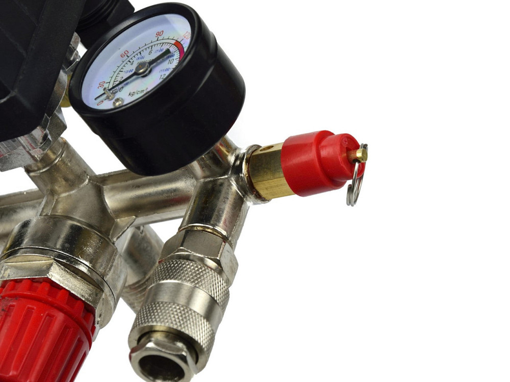 Пресостат "GeKo" 12 bar (230 В) з 2 манометрами Київ - фото 2