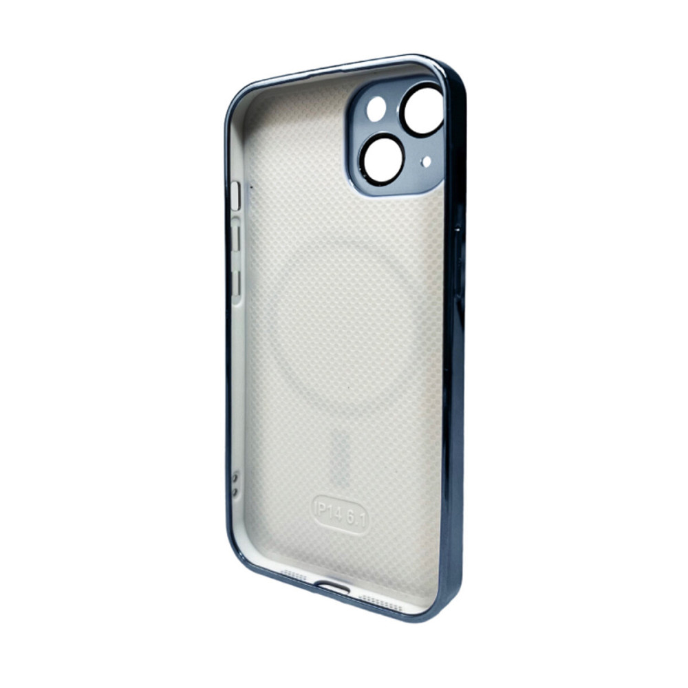 Чохол для смартфона AG Glass Sapphire Frame MagSafe Logo for Apple iPhone 15 Sierra Blue Киев - изображение 2