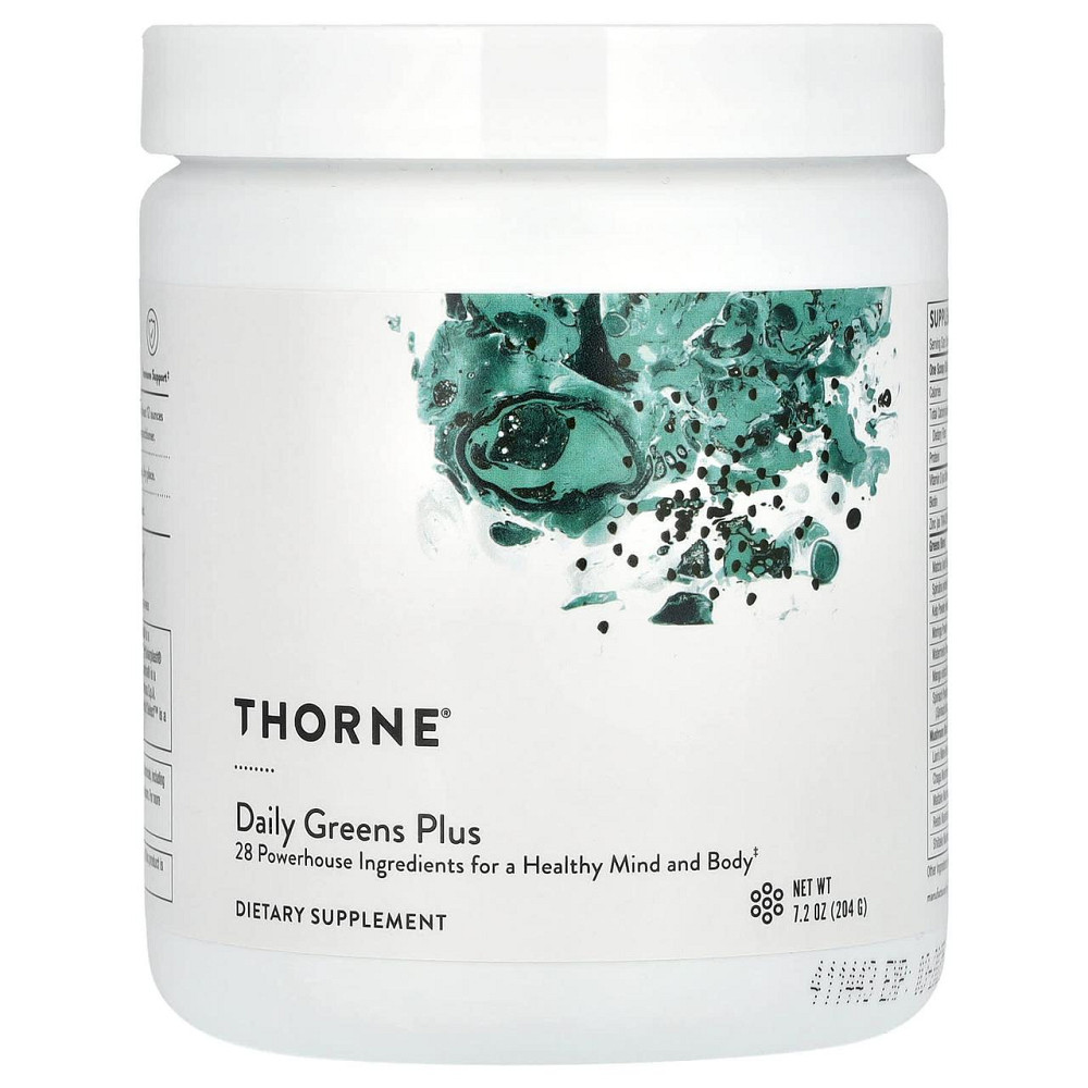 Суперфуд (здоровое питание)  Thorne Daily Greens Plus 204 г Киев - изображение 1