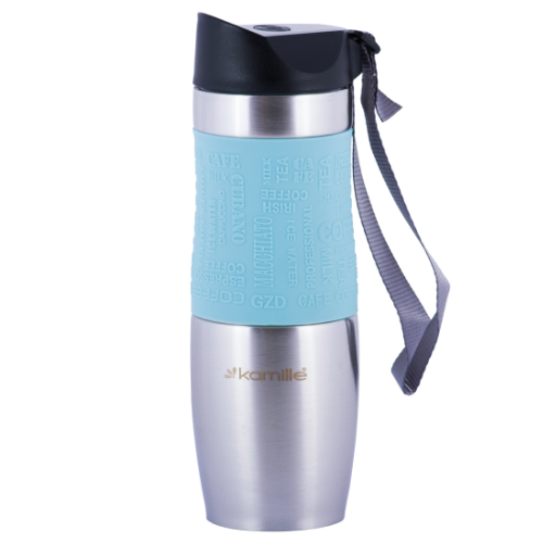 Термочашка 480мл нержавіюча сталь (мікс) KAMILLE 2051 Житомир - изображение 9